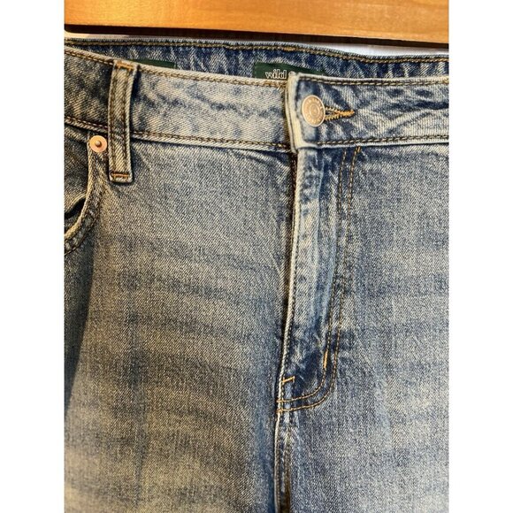 Wild Fable Women’s High Rise Baggy Jeans Size 14 Wide Leg Medium Wash NWT - Picture 3 of 10